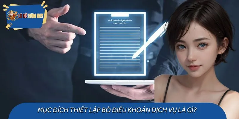 Điều khoản dịch vụ được thiết lập rõ ràng giữa giữa hệ thống và người dùng