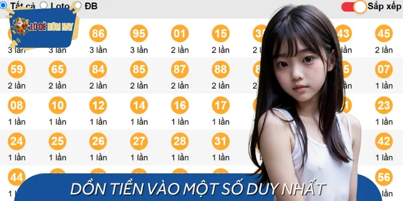 Bạn nên nhớ rằng, dồn tiền vào một số lô đề hôm nay là sai lầm đáng tiếc