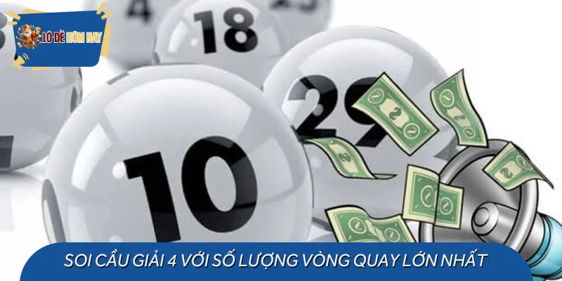 Soi cầu giải 4 với số lượng vòng quay lớn nhất