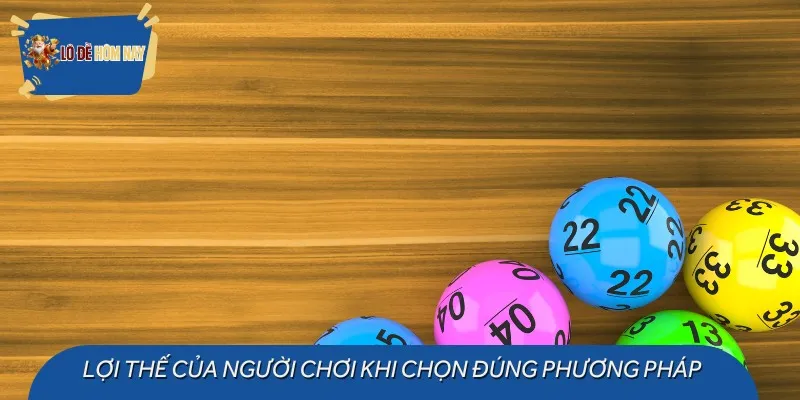 Lợi thế của người chơi khi chọn đúng phương pháp