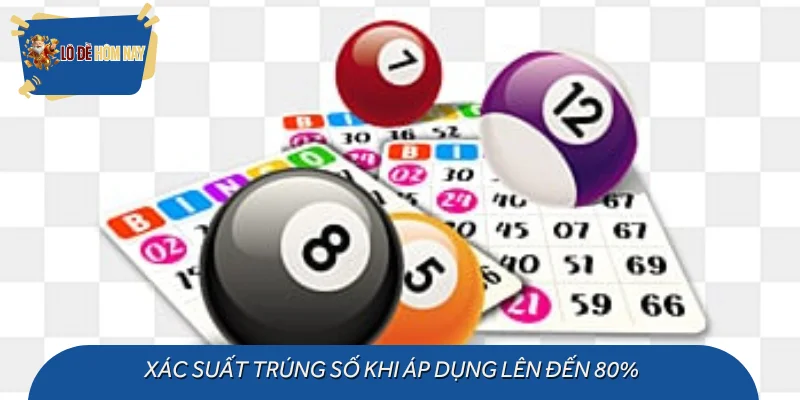 Xác suất trúng số khi áp dụng lên đến 80%